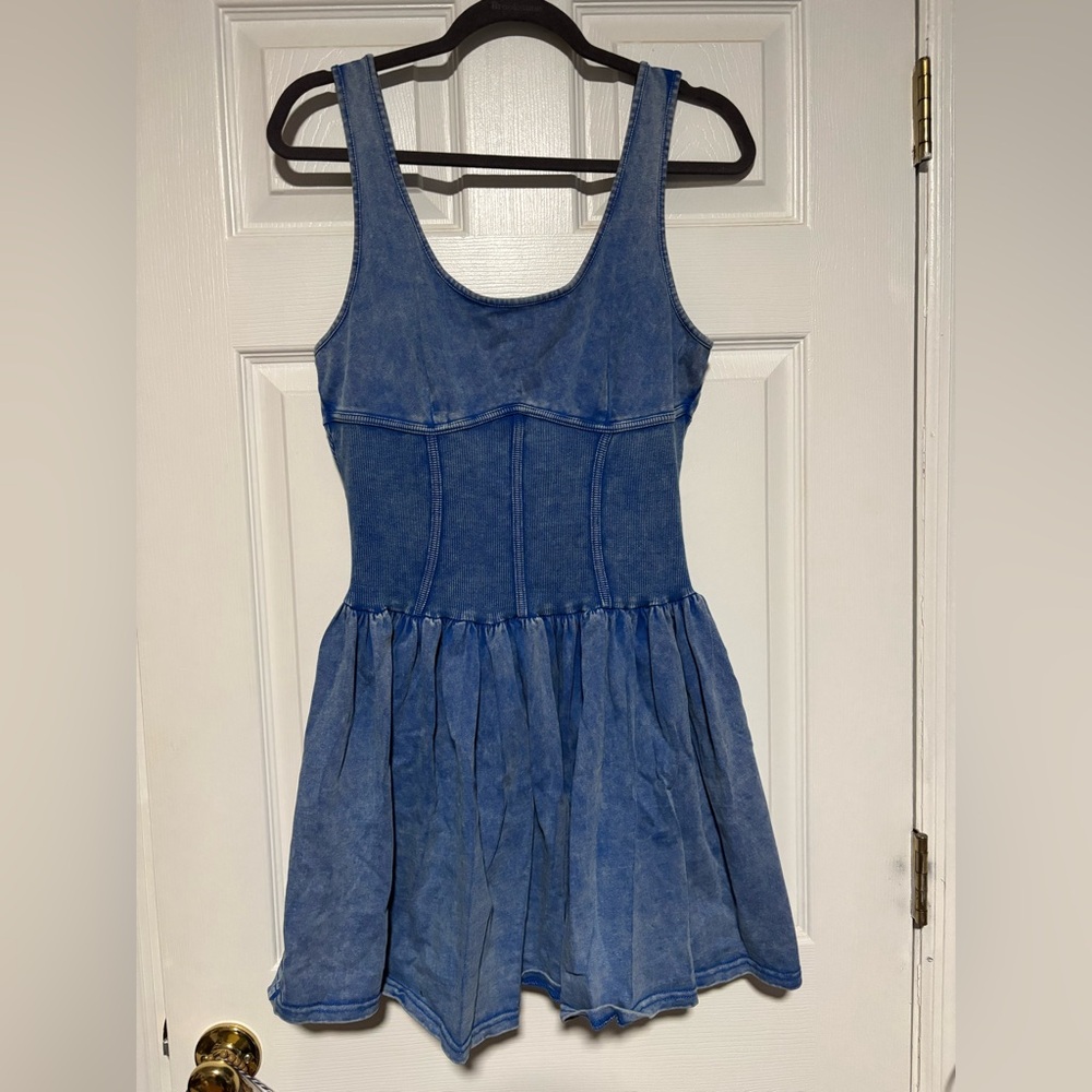 Hera Collection Blue Denim Tank Mini Dress